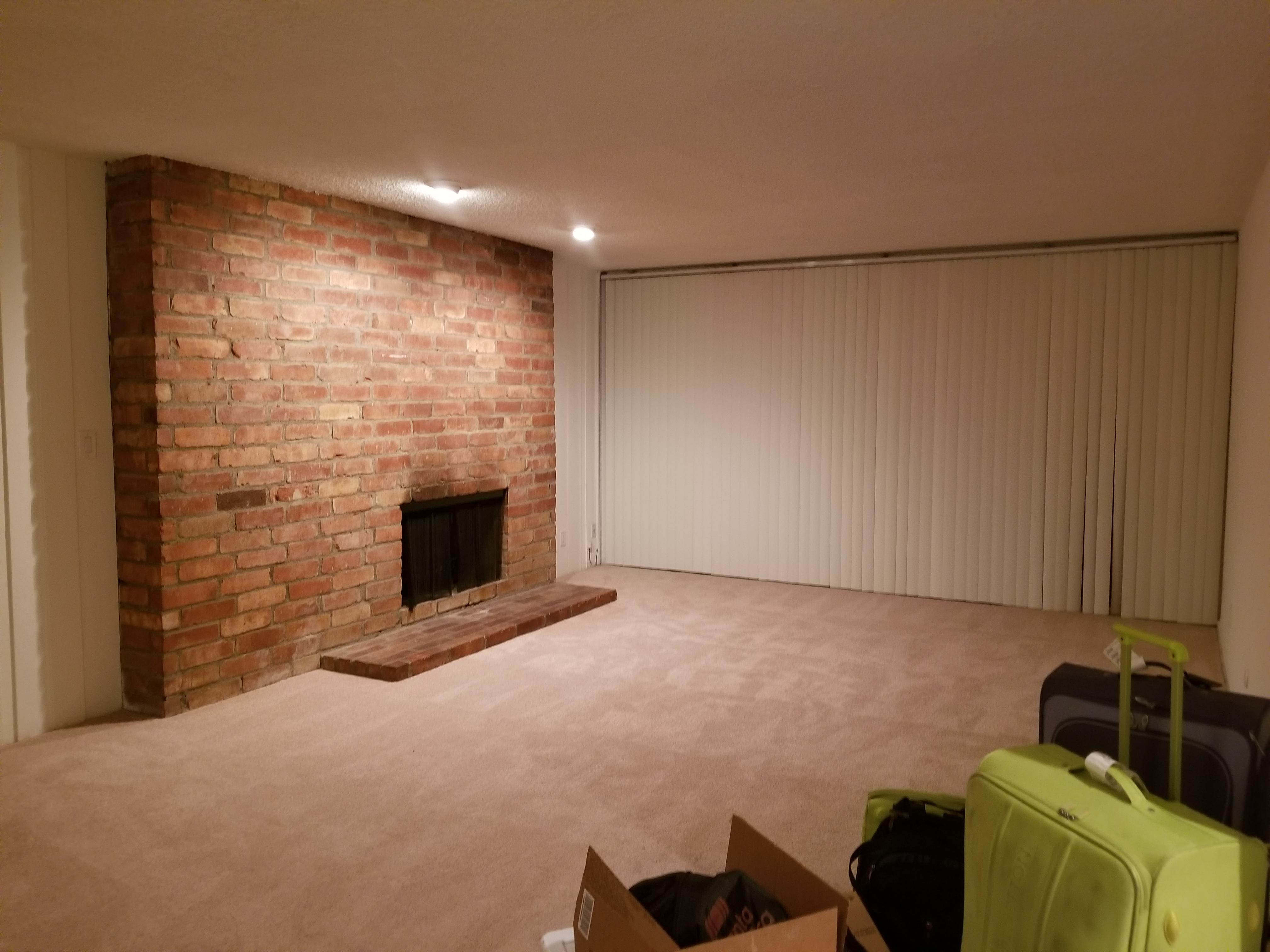 Weird Fireplace In The Living Room Of Our New 2 Bd Apartment That We Will Never Use Any Tips On How I Can Furnish It Wallmount Tv Couch Placement Etc Dimensions