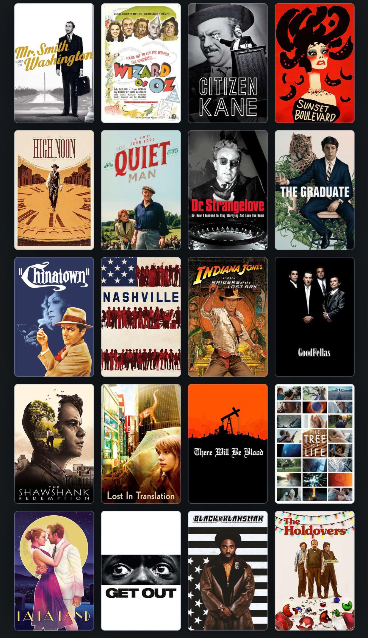 My 20 Favorite Best Picture Nominees That Didnt Win : rOscars