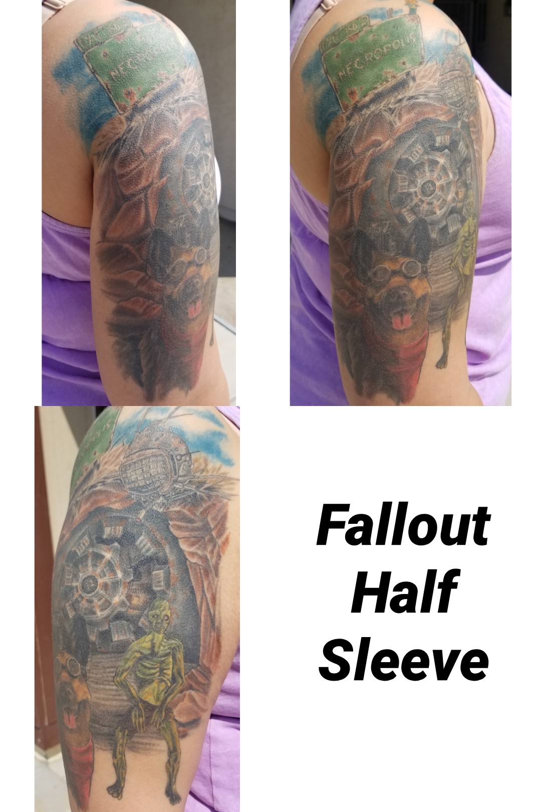 Fallout By Aaron Bowholtz Third Energy Tattoo In Bakersfield Ca Tattoos