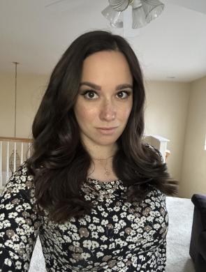 Floral dress today.