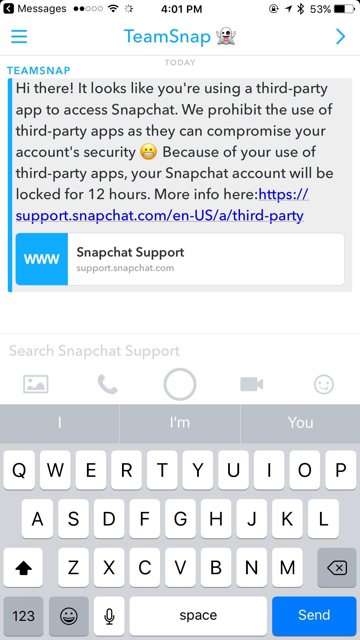 If you want to save messages to a mac, you might want to try messages in icloud. Discussion Snapchat is back at it again with the Temp