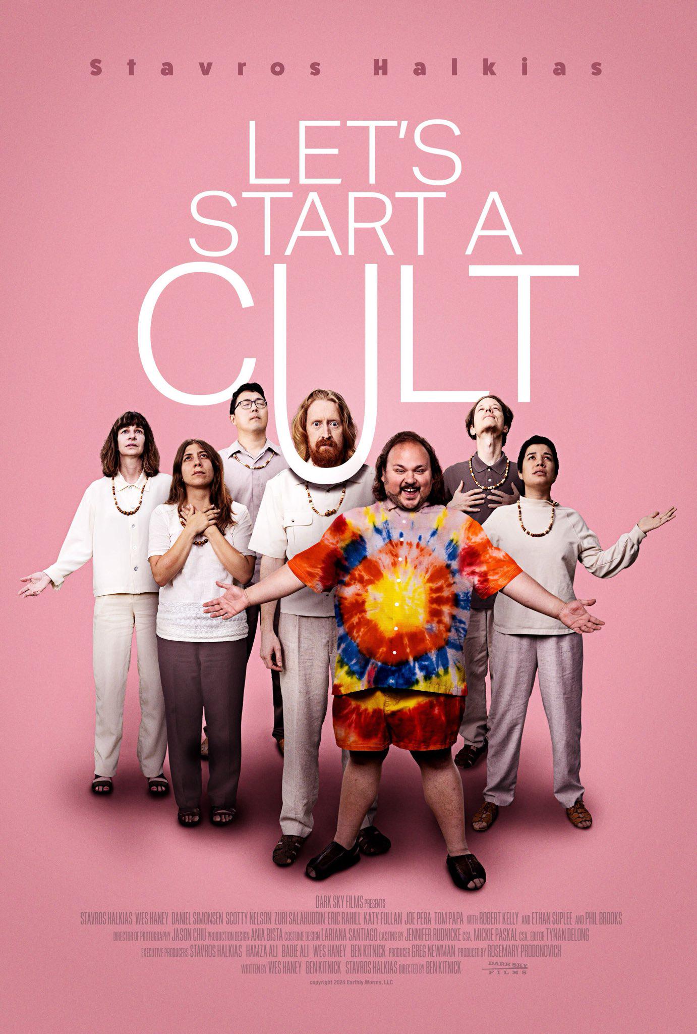 Poster for Lets Start a Cult Starring Stavros Halkias : rmovies