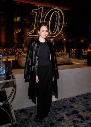Emma at the La Ligne 10th anniversary celebration dinner in NYC | Post from X May 8th 2026
