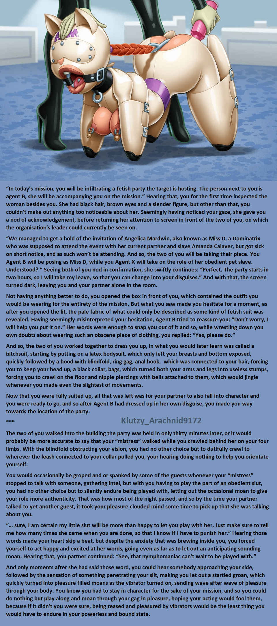 Perverted Bondage Caption Hentai | BDSM Fetish