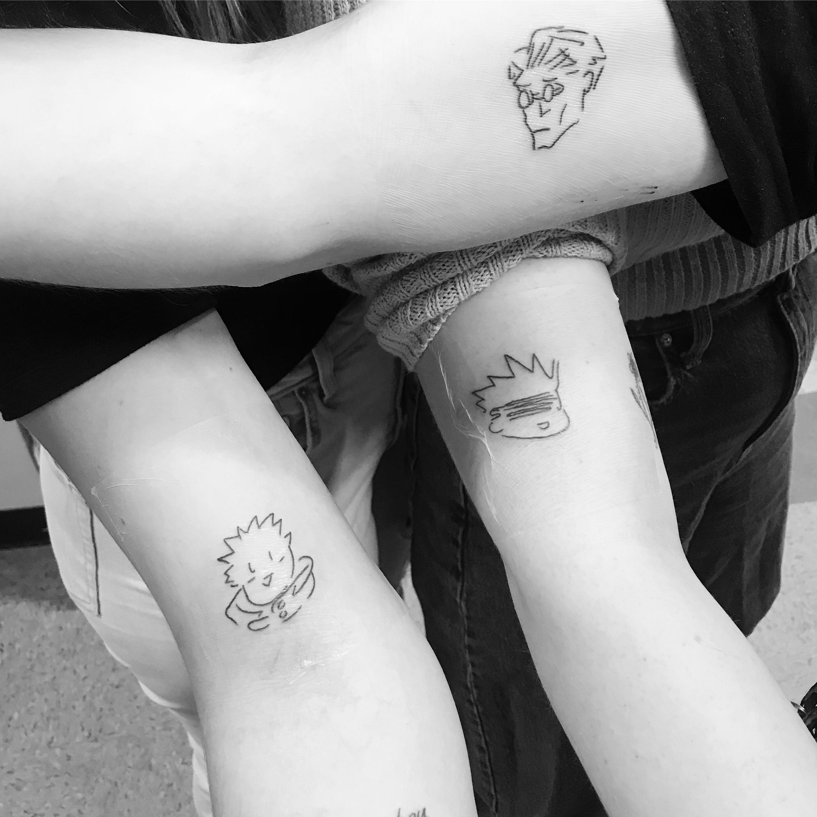 ❎ best anime tattoo ❎. My Friends And I Got Tattoos Of Gege Akutami S Doodles R Jujutsukaisen