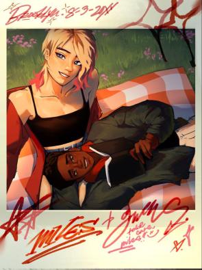 A picnic in Brooklyn (Artwork by @kimousine)