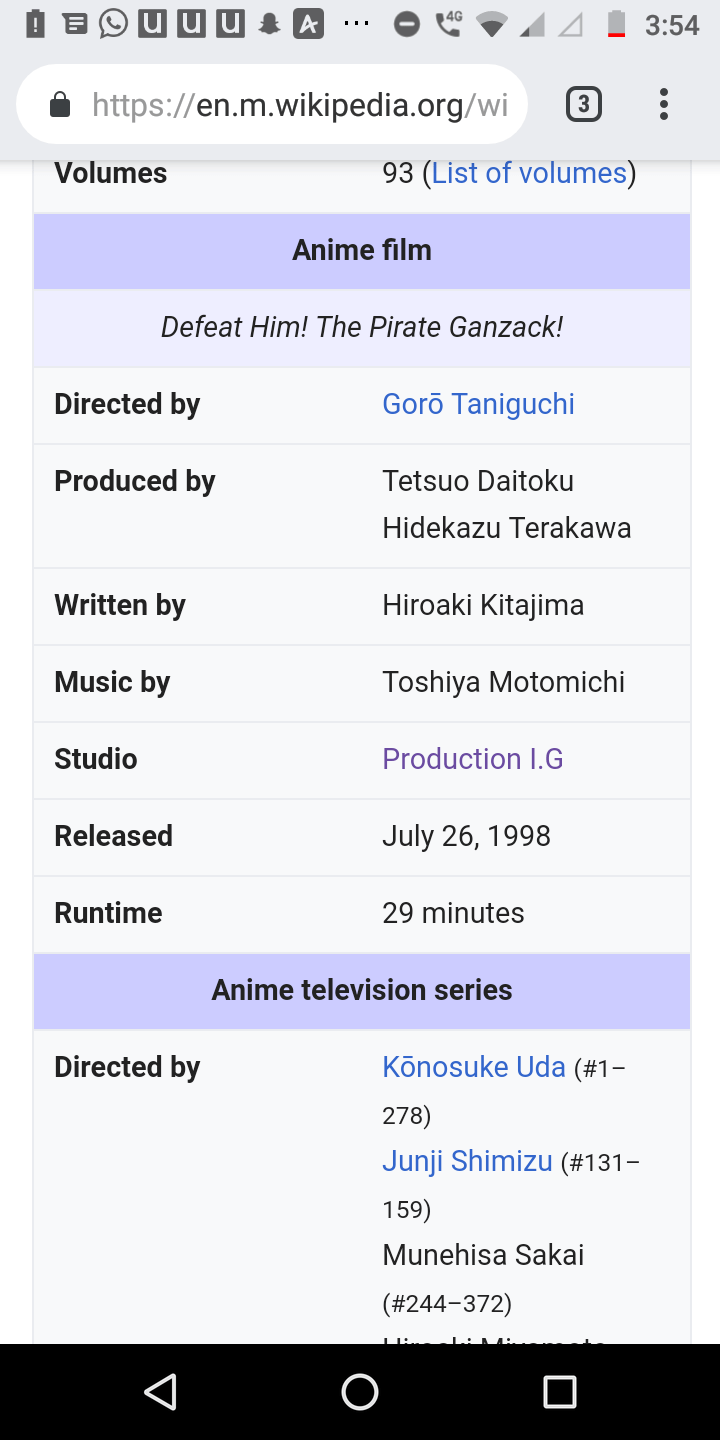 Could This Be A Wikipedia Error It Says It S Produced By Production Ig Onepiece