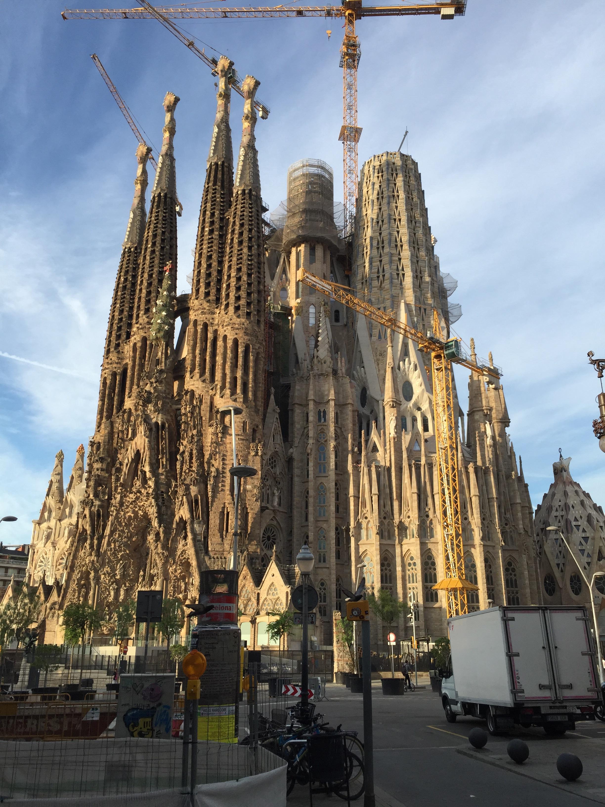 Experience hosted by fabio, eli, ioanna & fran. Took This Picture Of Sagrada Familia In Barcelona This Morning At Sunrise Pics