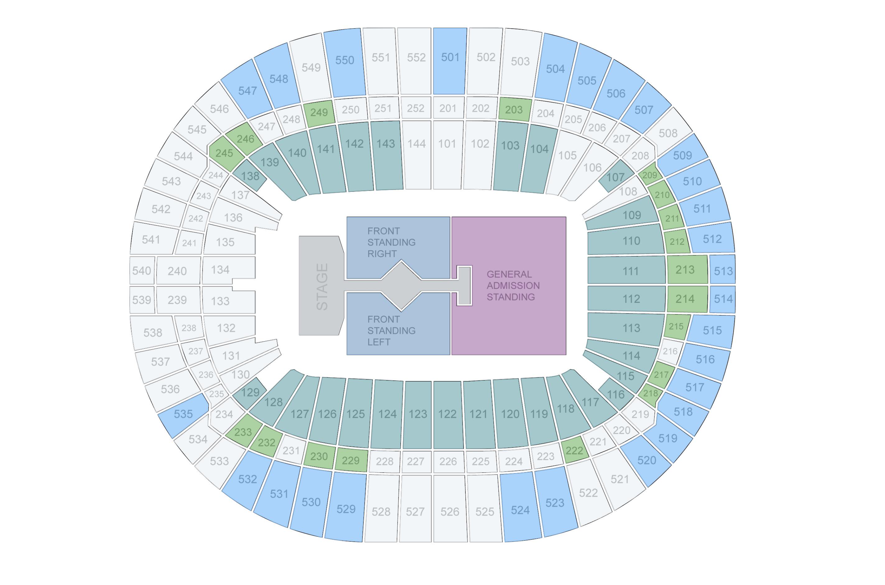 Best upper level seats at Wembley? Help me pick! : ) : rTrueSwifties