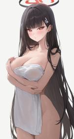 Rio In Towel Hinaki Blue Archive