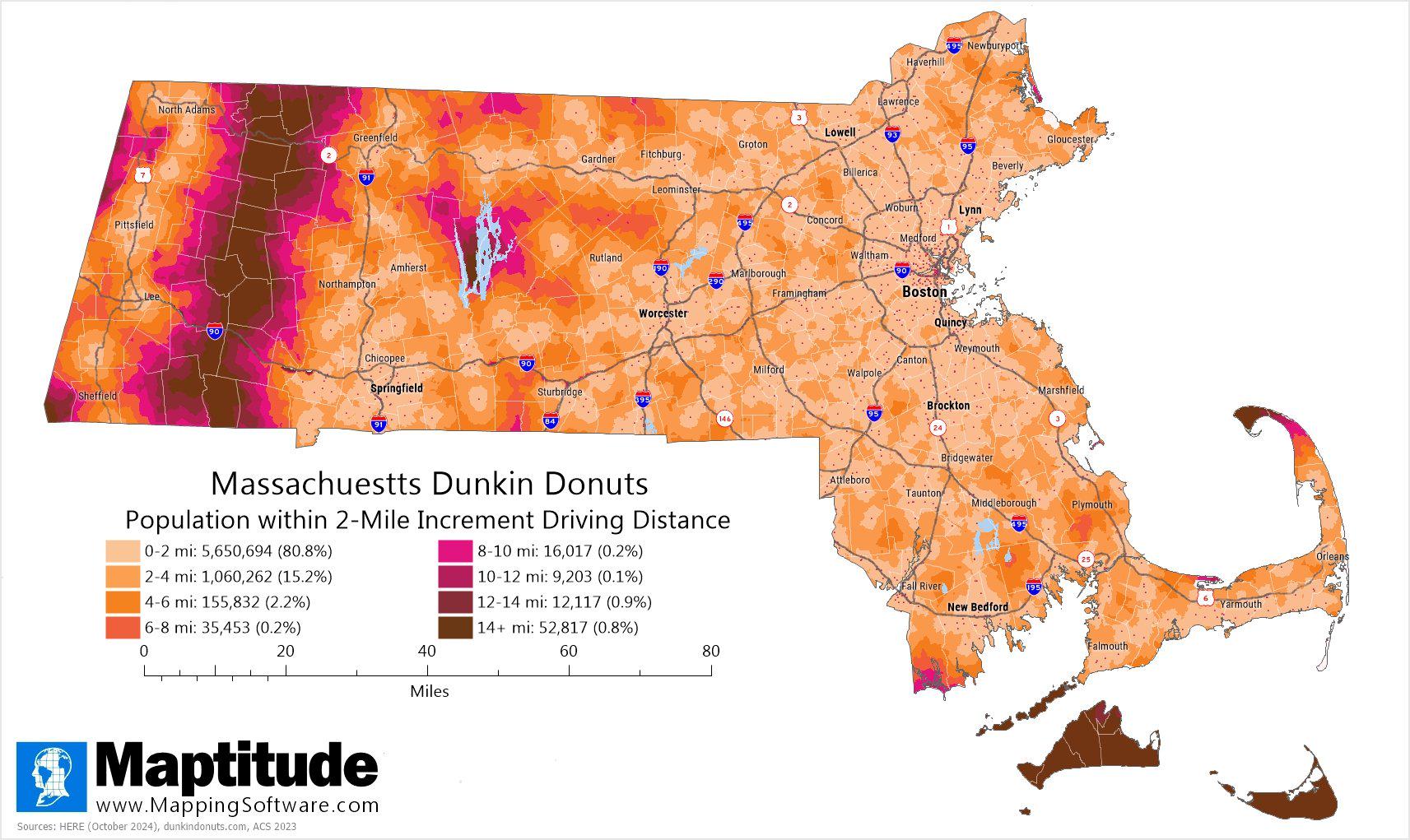 It S Astounding That 80 Of MA Can Walk Less Than 2 Miles To A Dunkin 
