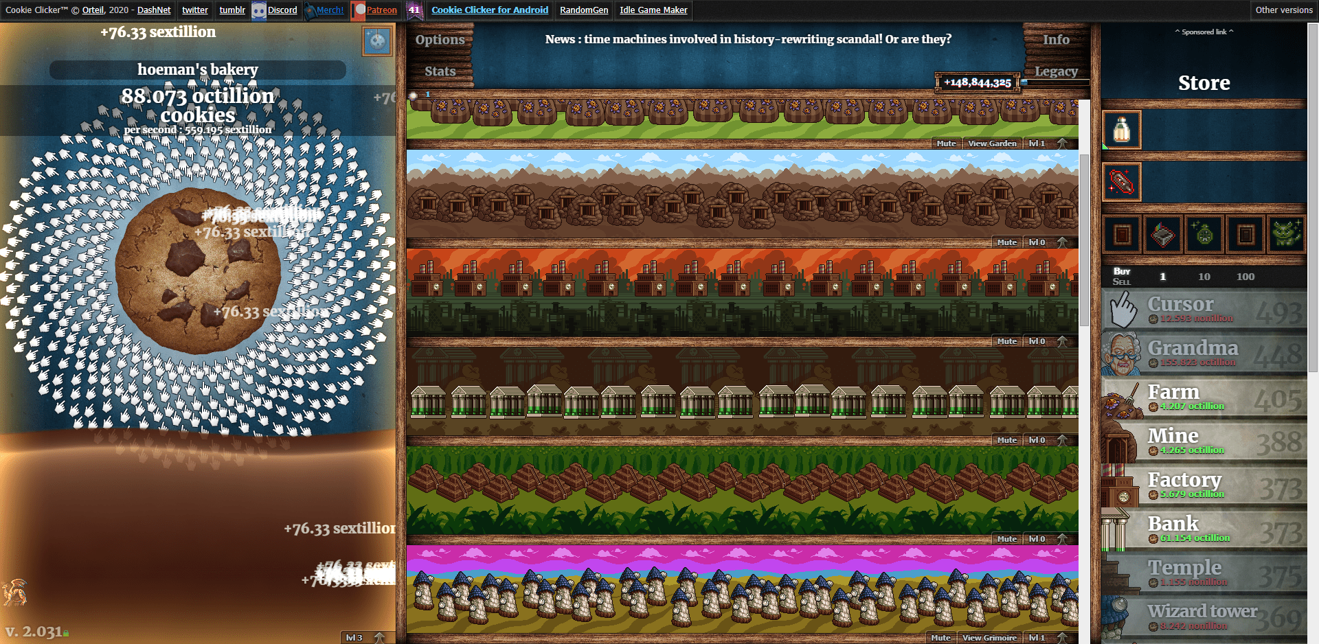 Uncanny Cookie Clicker Chrome Extension Plugin Addon Download For Google Chrome Browser The mods can be toggled on and off and the entire extension can be disabled.