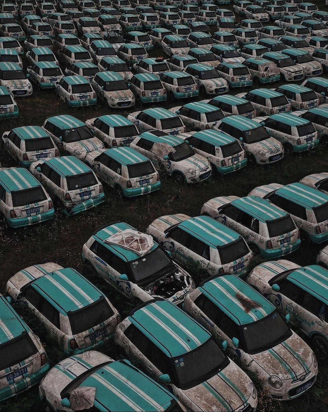 Electric car company lot left to rot after bankruptcy