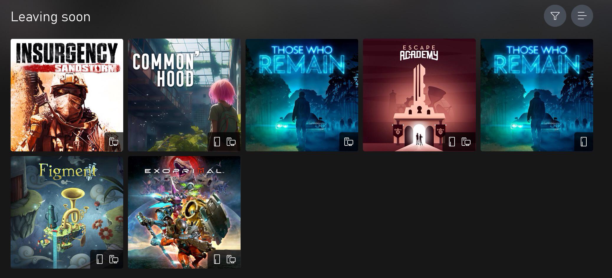 很快就走，一月中旬: rXboxGamePass