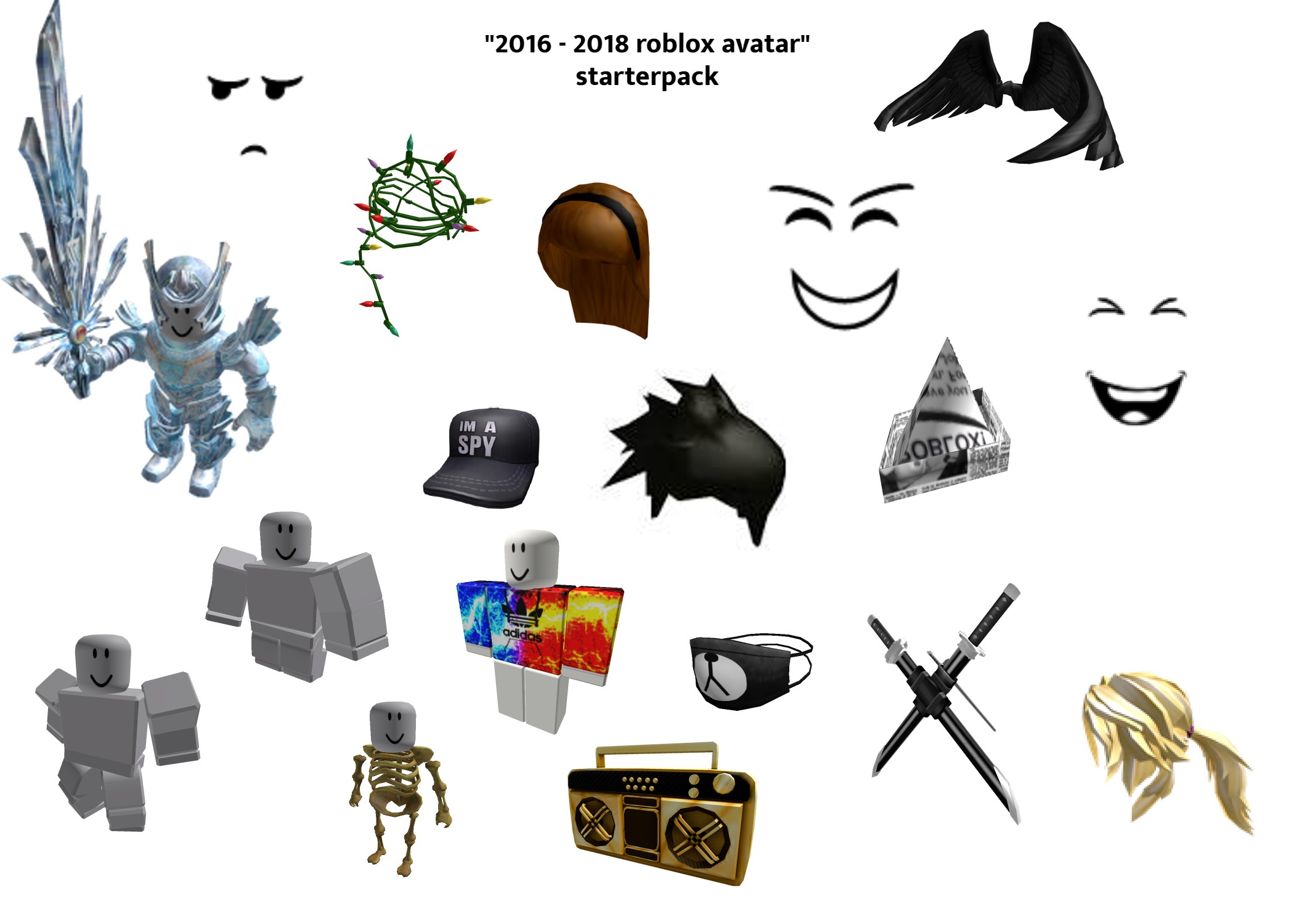 2016 2018 Roblox Avatar Starterpack R 