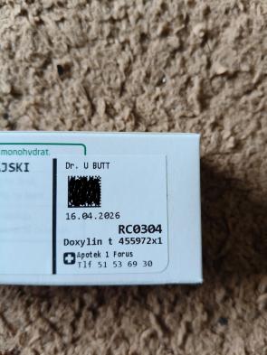 The name of my doctor