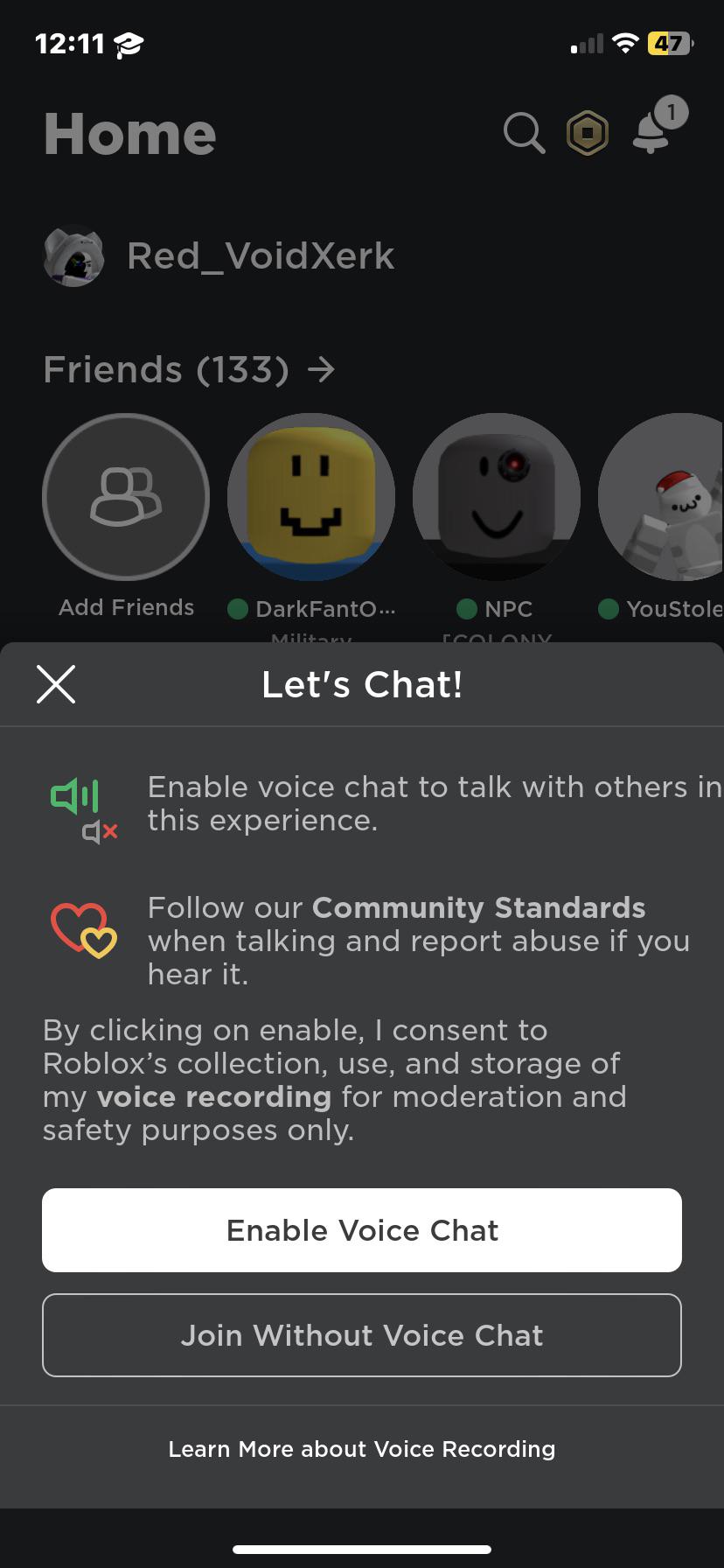 I Randomly Got Vc Without Verifying Age R Roblox 