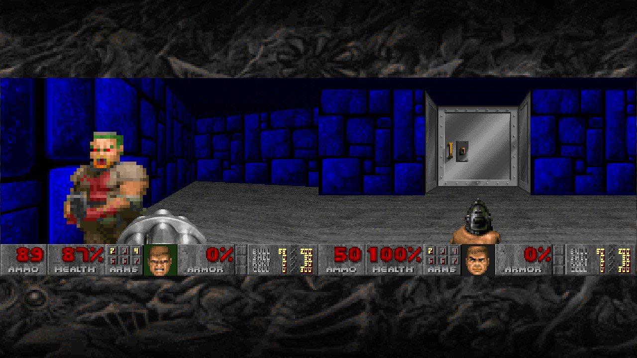 Playing the new Doom ports, aren't these enemies supposed to be the  Wolfenstein SS ones? : rDoom