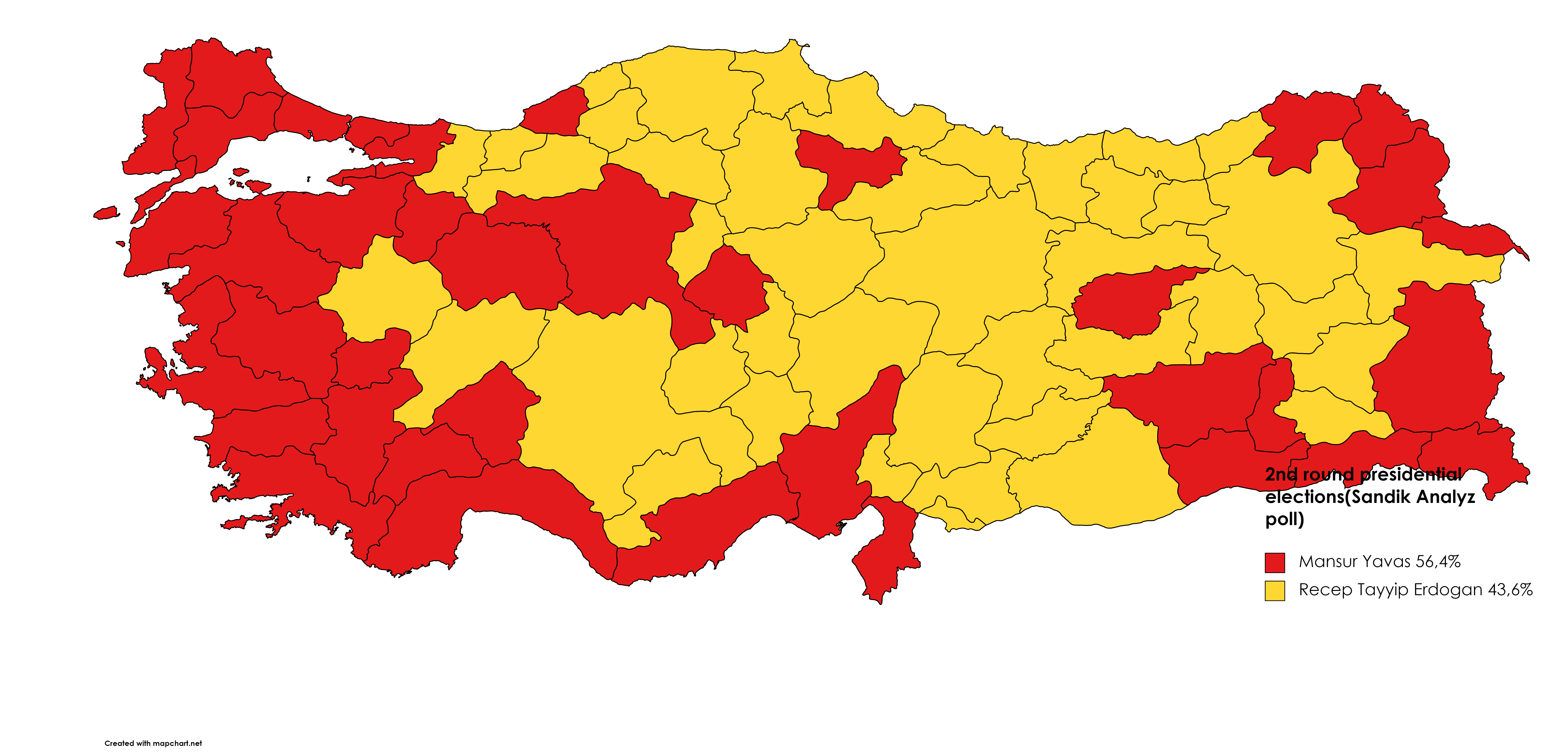 Turkey Political Map.