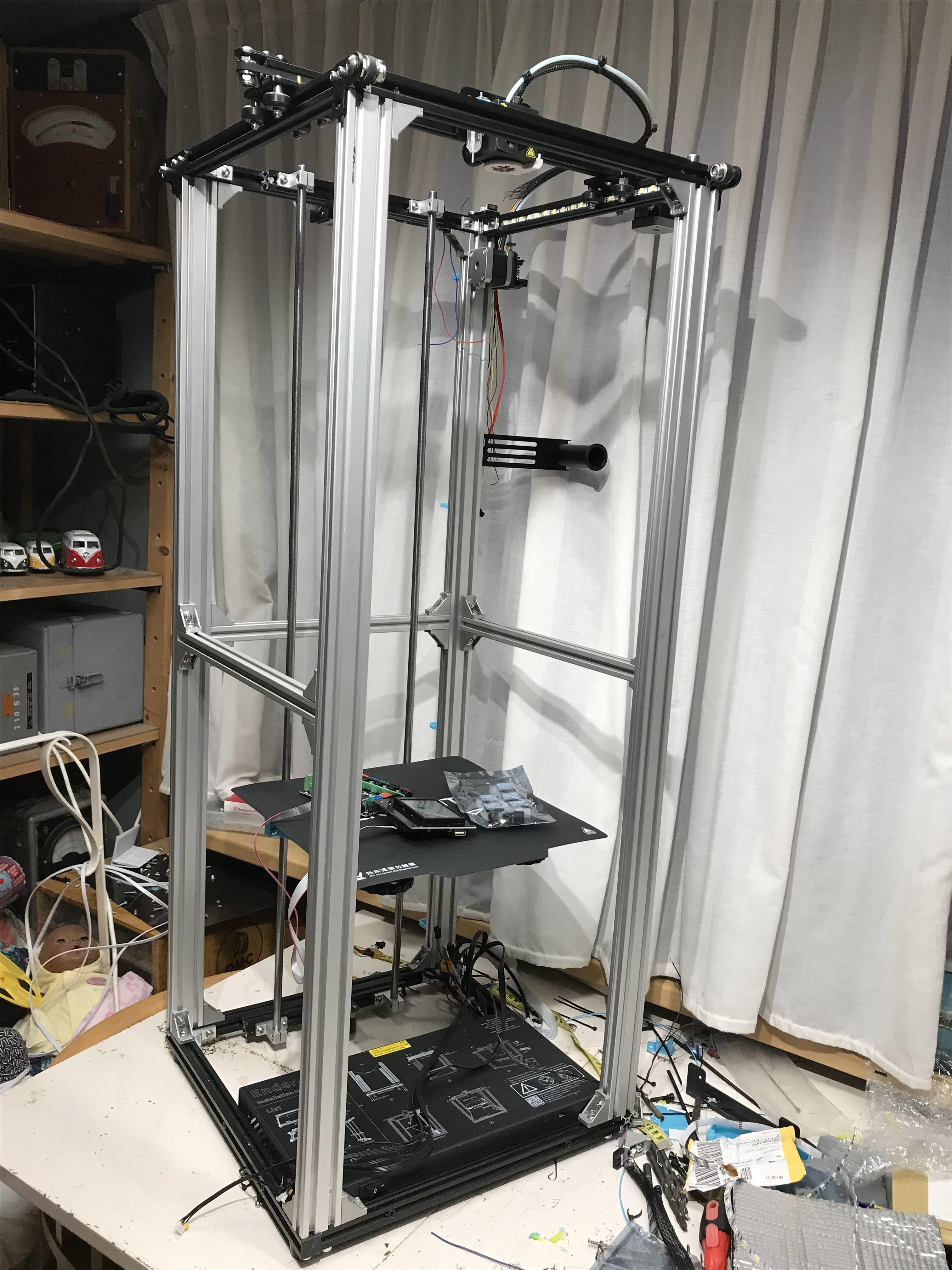 Because The Stock Ender 5 Wasn T High Enough Still Working On This Build Printable Height 90cm Ender5