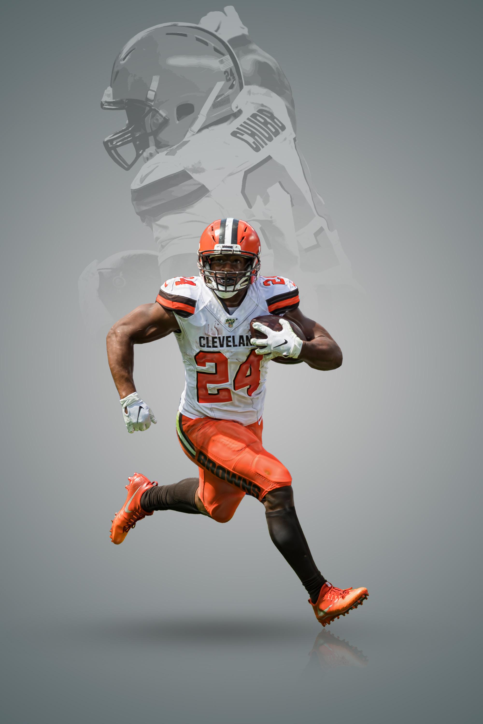 √ nick chubb wallpaper / i just think when you look at on nick chubb wallpapers