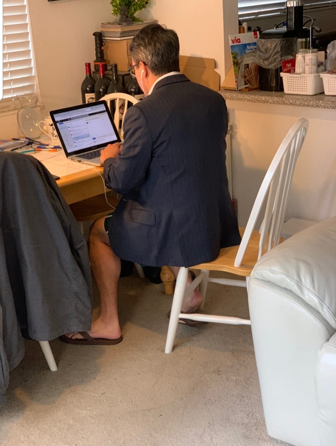 My Roommates Zoom Meeting Attire Funny
