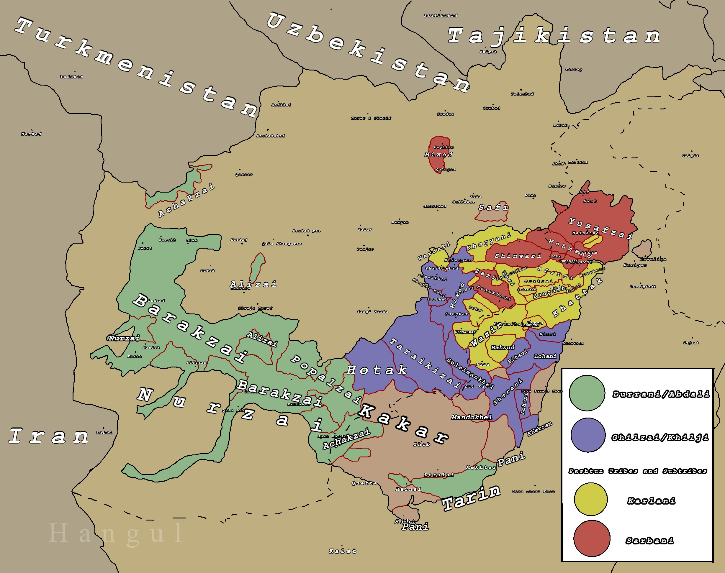 Pashtun Tribes 