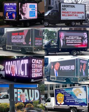 Anti-Trump mobile billboards