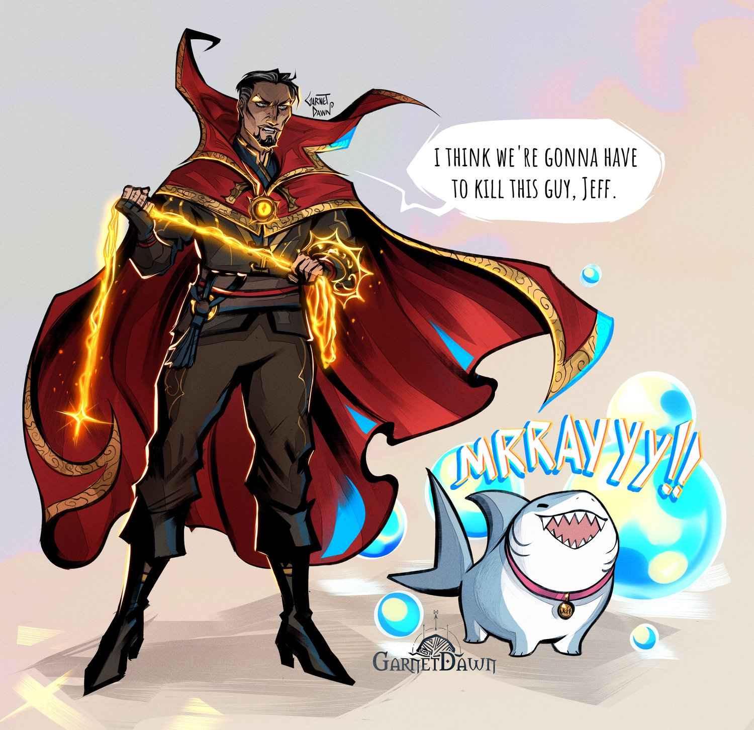 Are you winning, child? (art by me) : rmarvelrivals