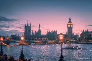 [OC] Autumn evenings in London