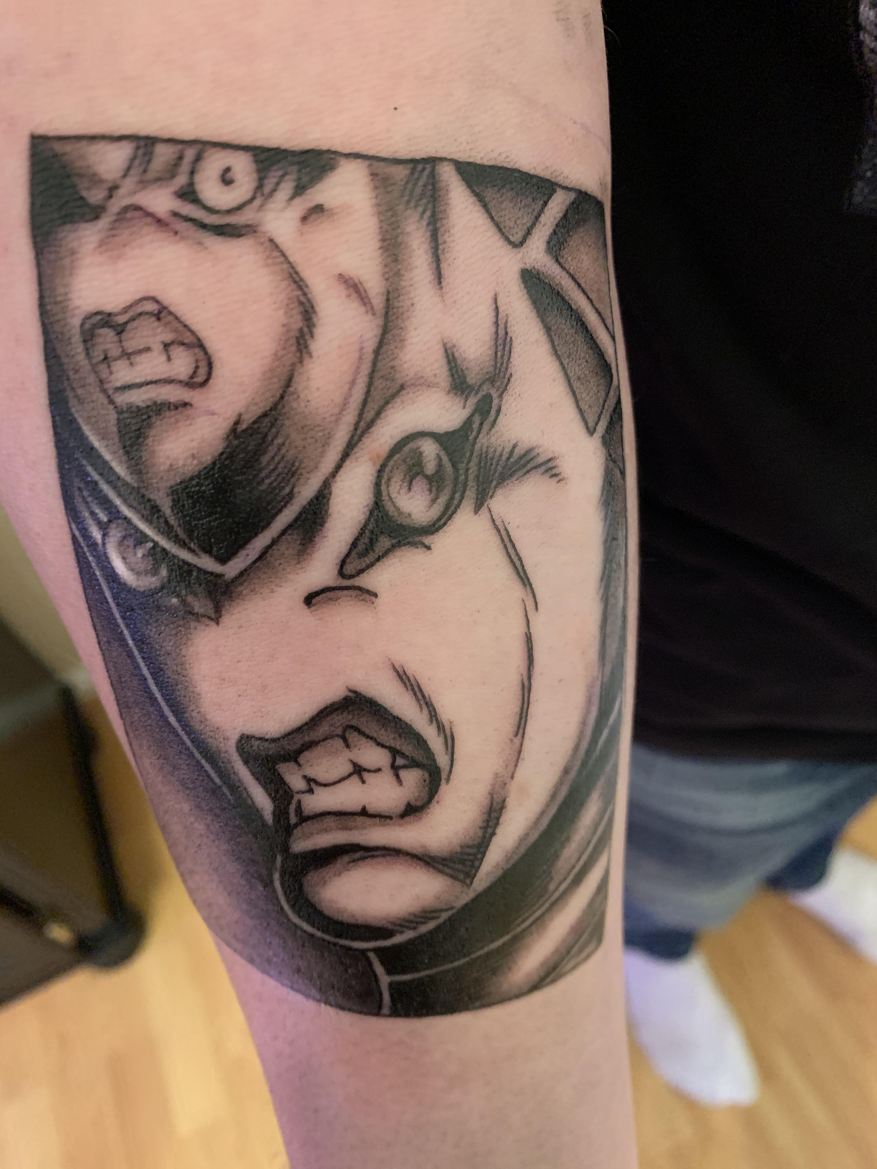 Got A Tattoo Done Of My Favorite Stand From Jojo! This Is The Beginning Of My All Villains Sleeve, Killer Queen Or The World Is Next! : R/Anime 4032_x_3024_jpg
