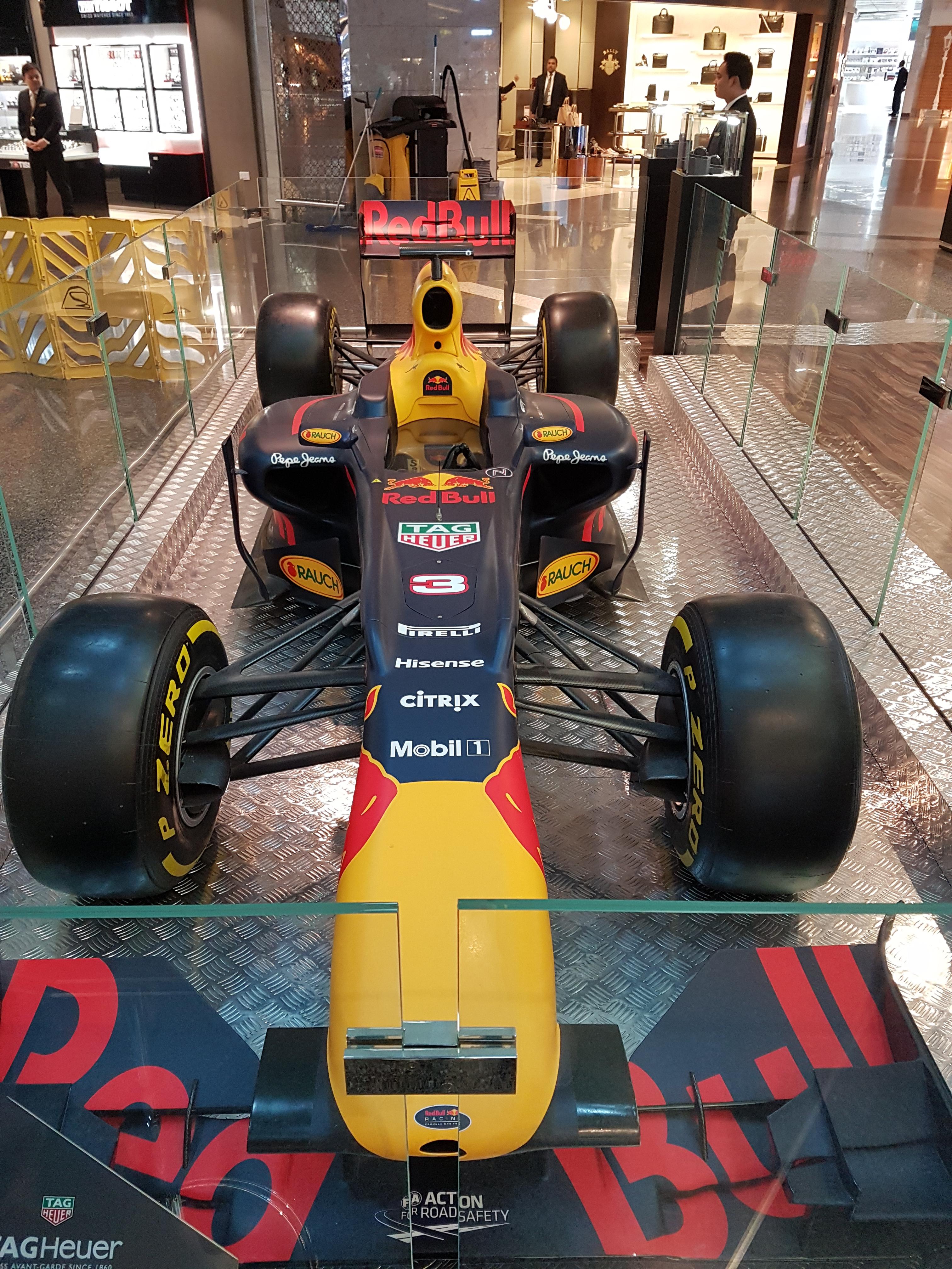 I Saw This Redbull F1 Car At The Hamad International Airport