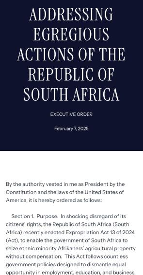 Someone doesn’t like S.A. Govt.