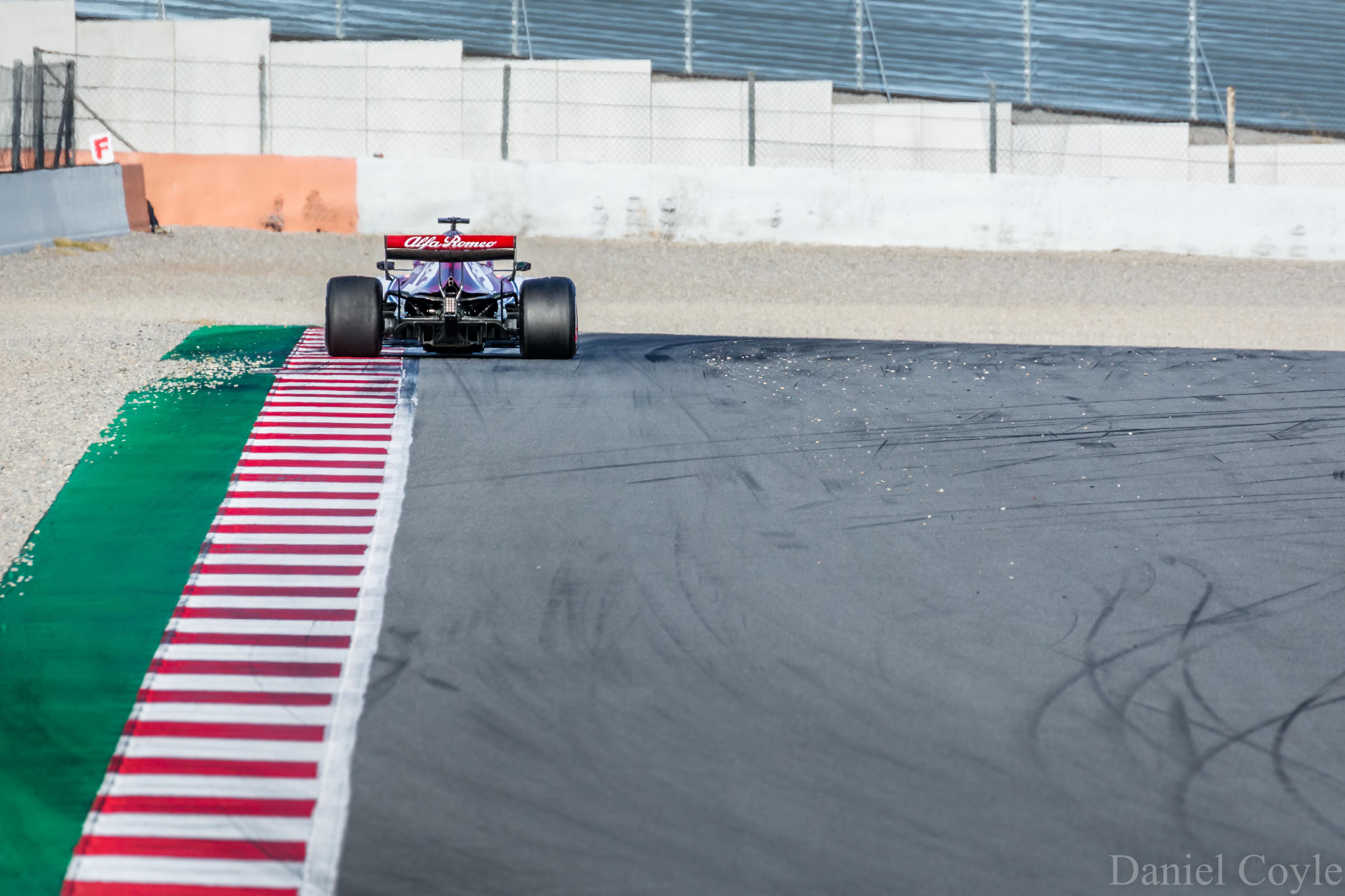 Rear Of The Year 2019 Antonio Giovinazzi In The Alfa During