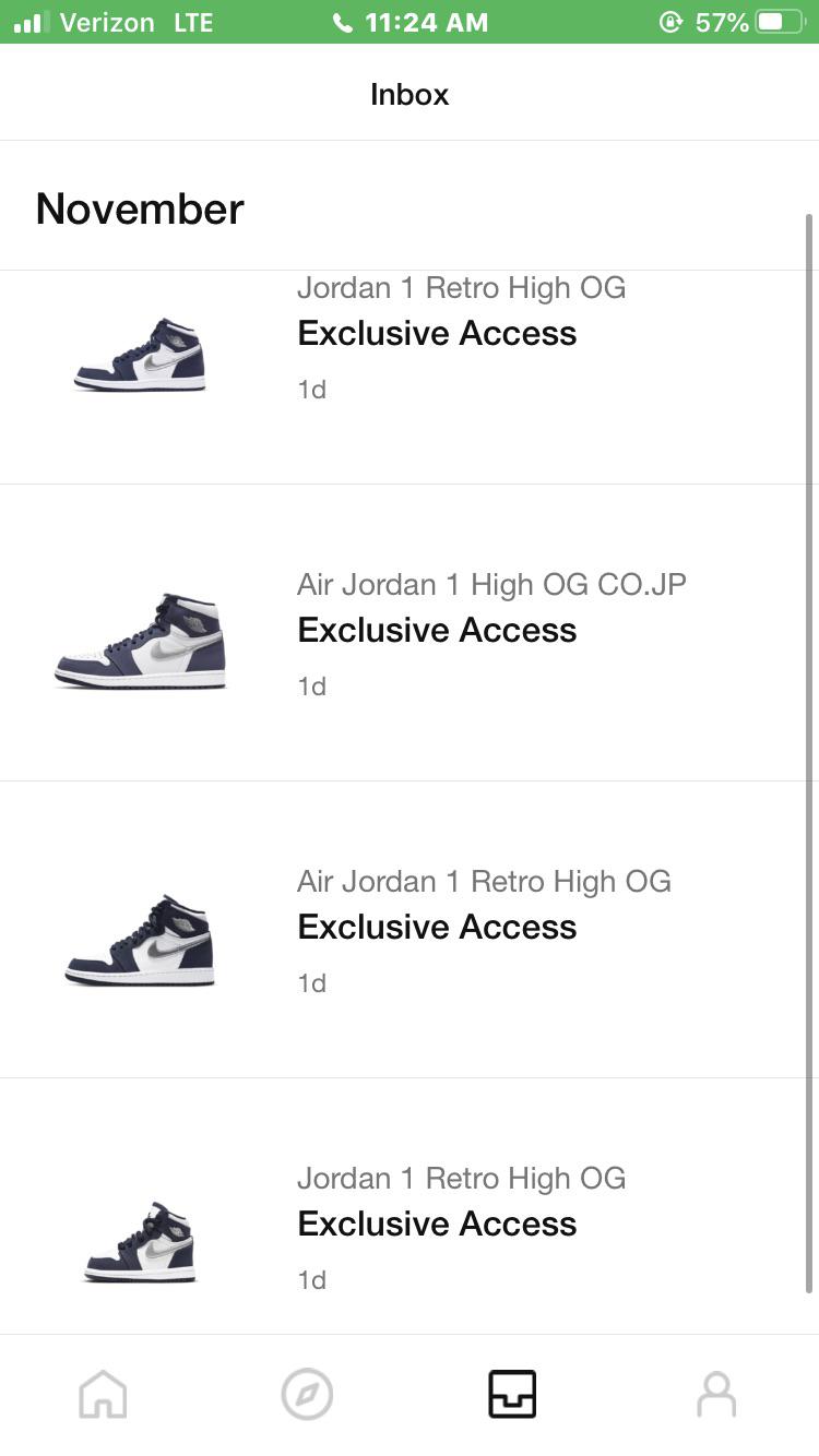 نادم nike snkrs early access 