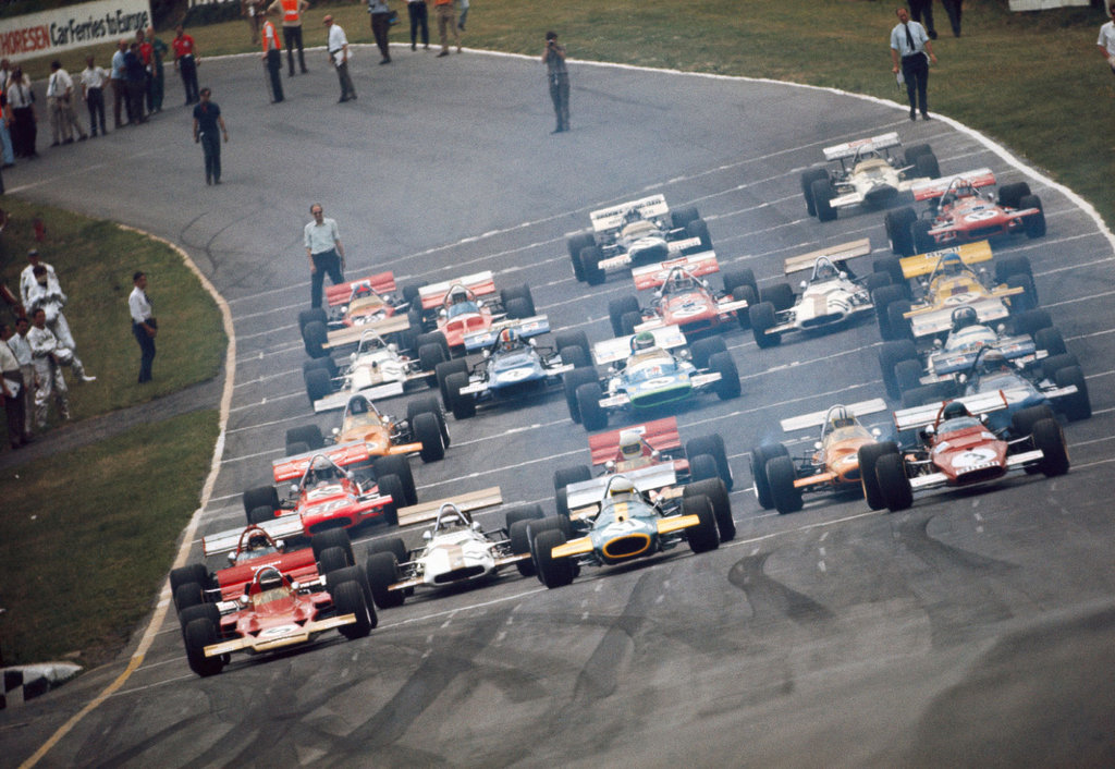 Start Of The British Grand Prix Brands Hatch 18th July