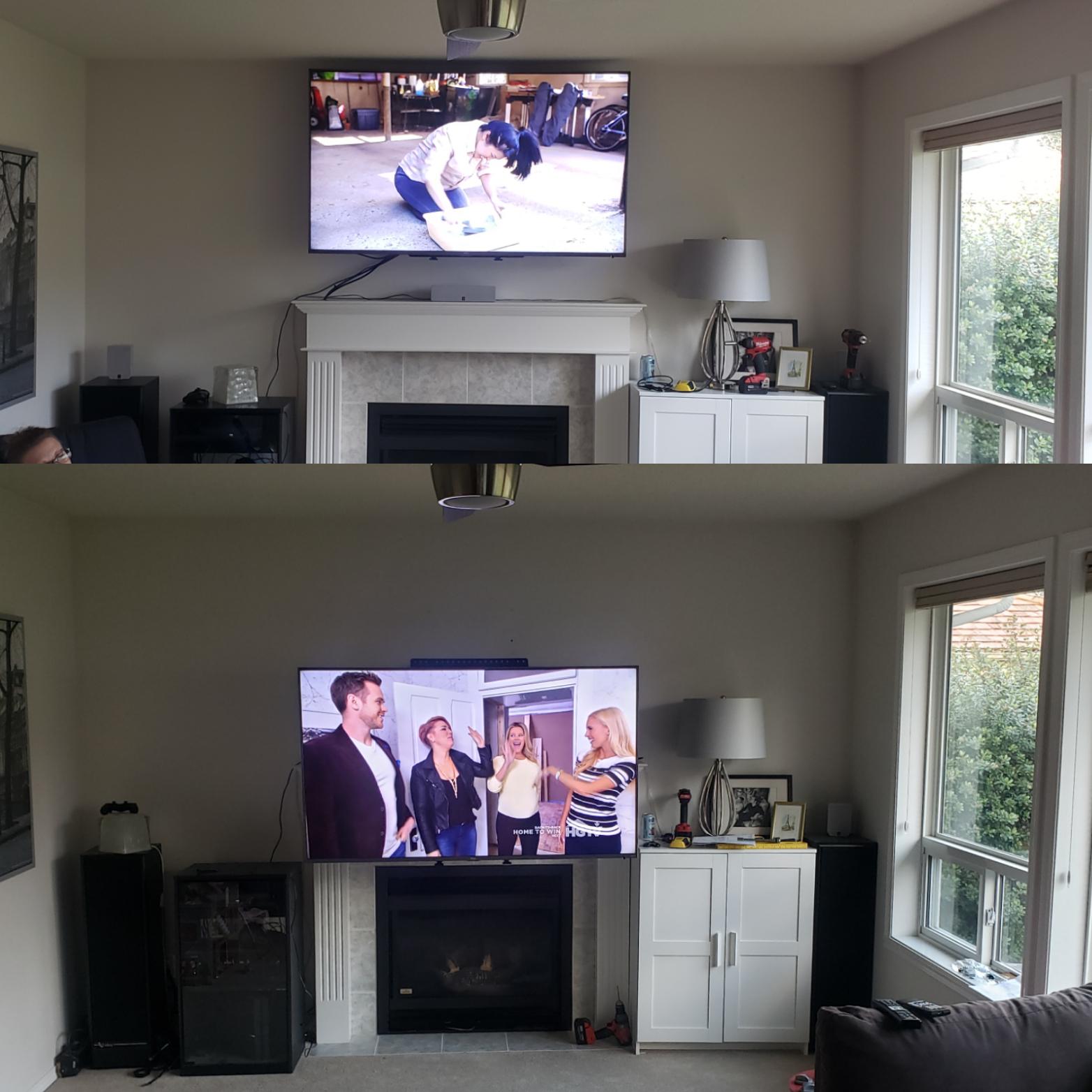 Help Husband Wants Tv In Front Of Fireplace