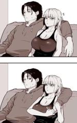 Some girls let them hold their thigh while watching a movie. Anyone else with a different type of hand placement while watching a movie? Because I let them grab my boob :