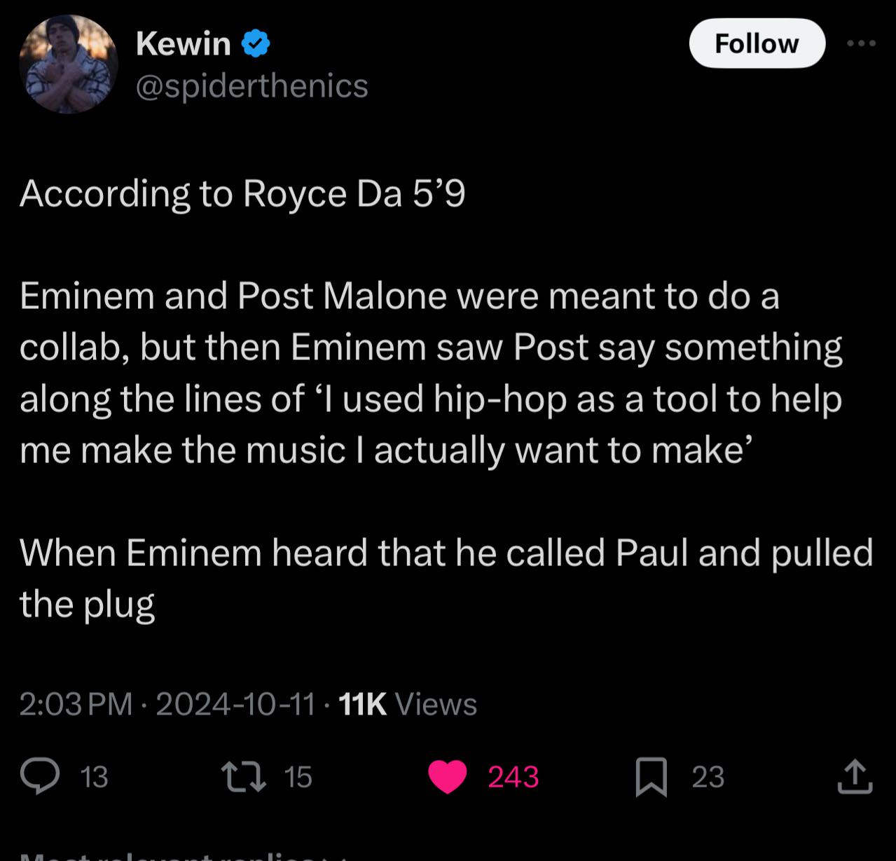 Fully believe this : rEminem