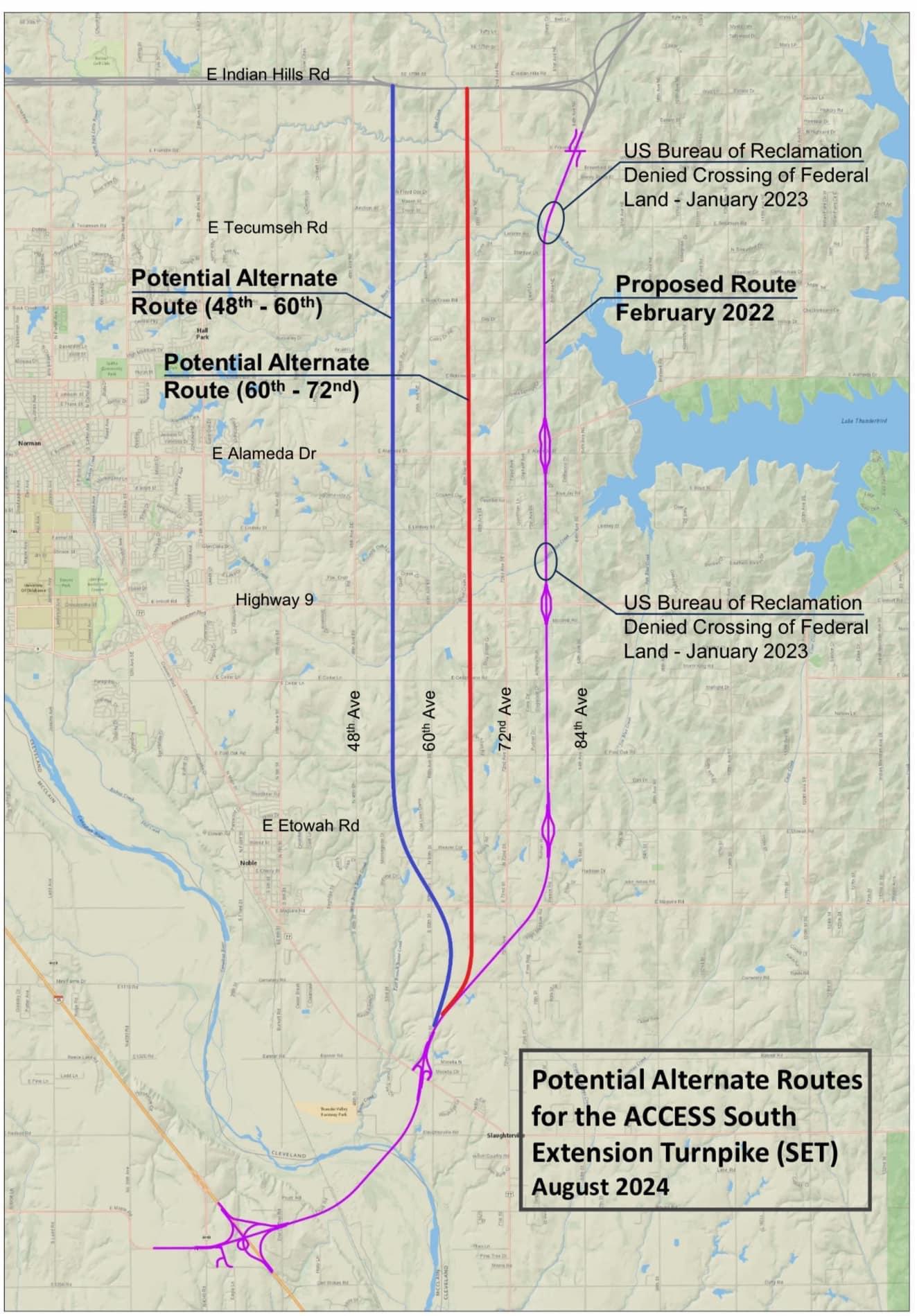 Oklahoma Turnpike Authority Map OTA Announces Revised Footprint For 
