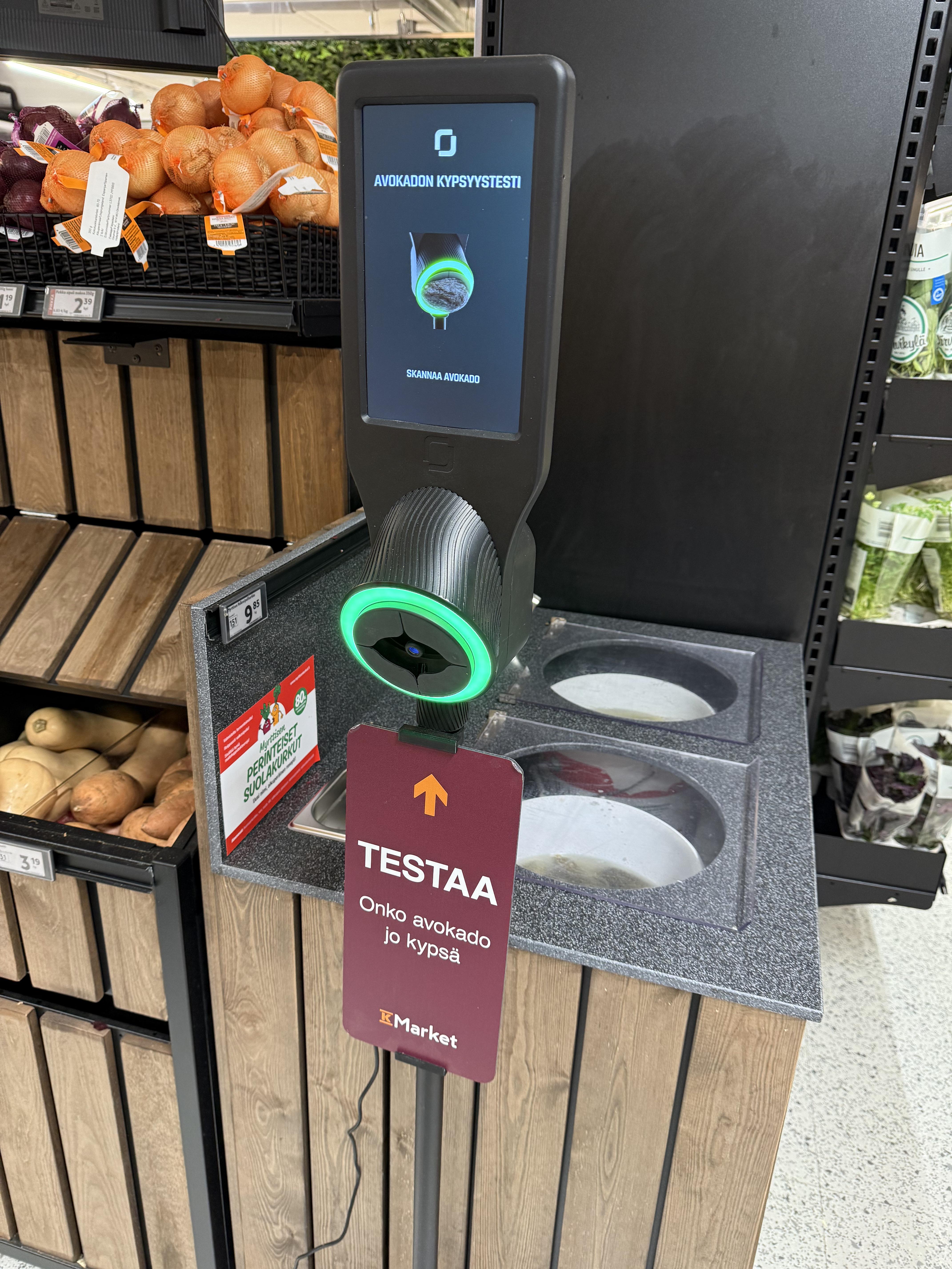 Un supermarché a une machine pour tester la maturité des avocats. :  rmildlyinteresting