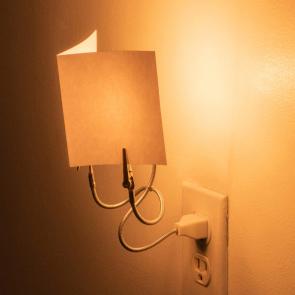 “Reading Man” nightlight designed by Nicholas Baker for the Dudd Lite exhibition (2024).