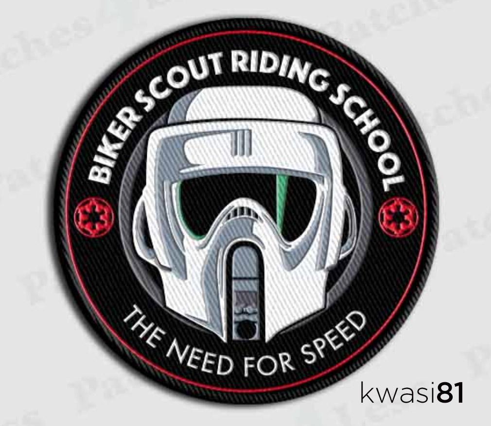 I created this embroidered patch logo psd template/mockup some years ago and even though it was a realistic adaptation, plugins free, . Biker School Patch Mockup R Imaginaryjedi