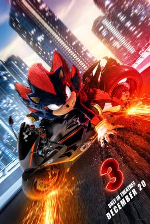 New Shadow Poster for ‘Sonic the Hedgehog 3’