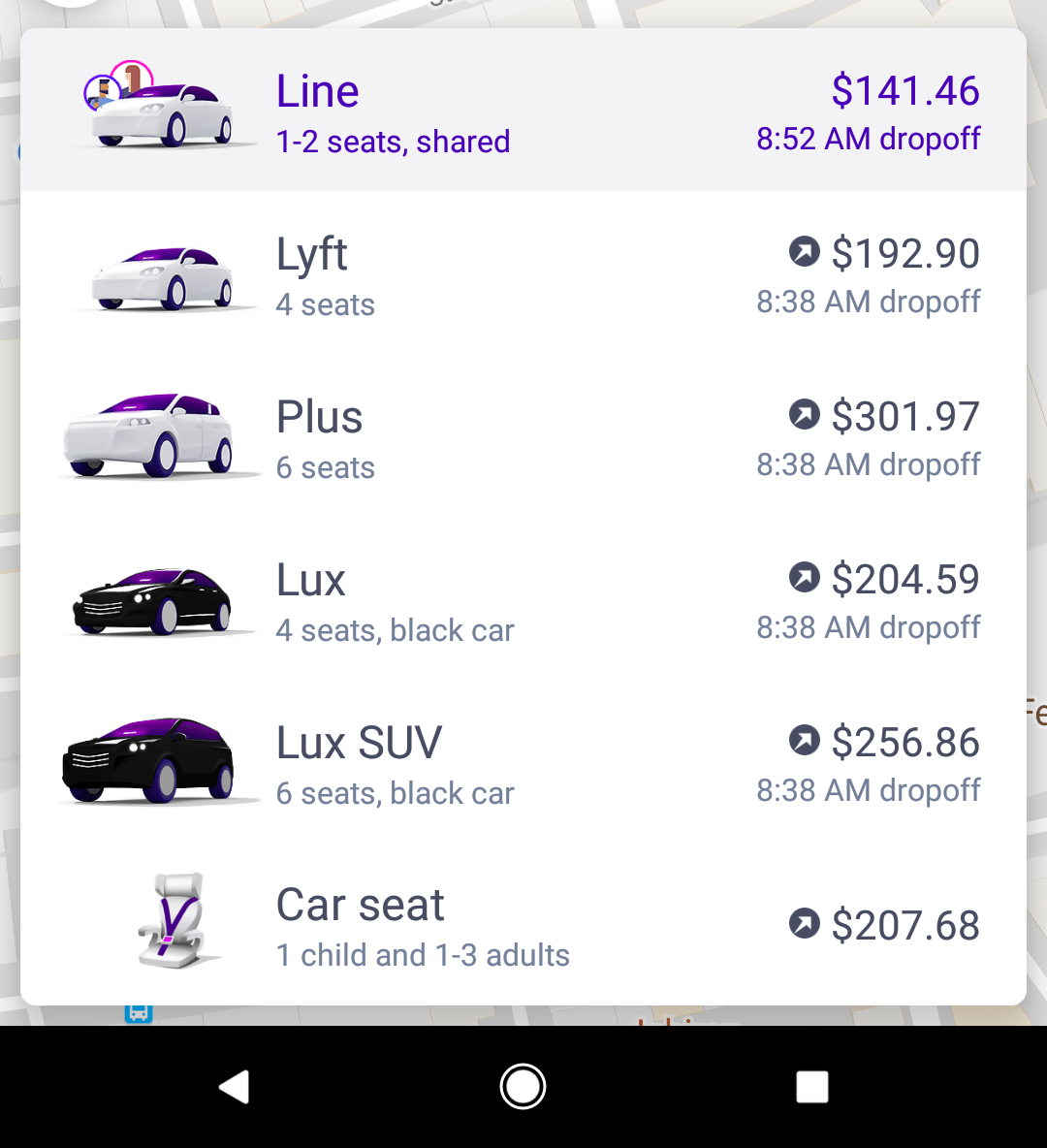$141 to go 16 miles? lyft surge pricing is really out of hand.