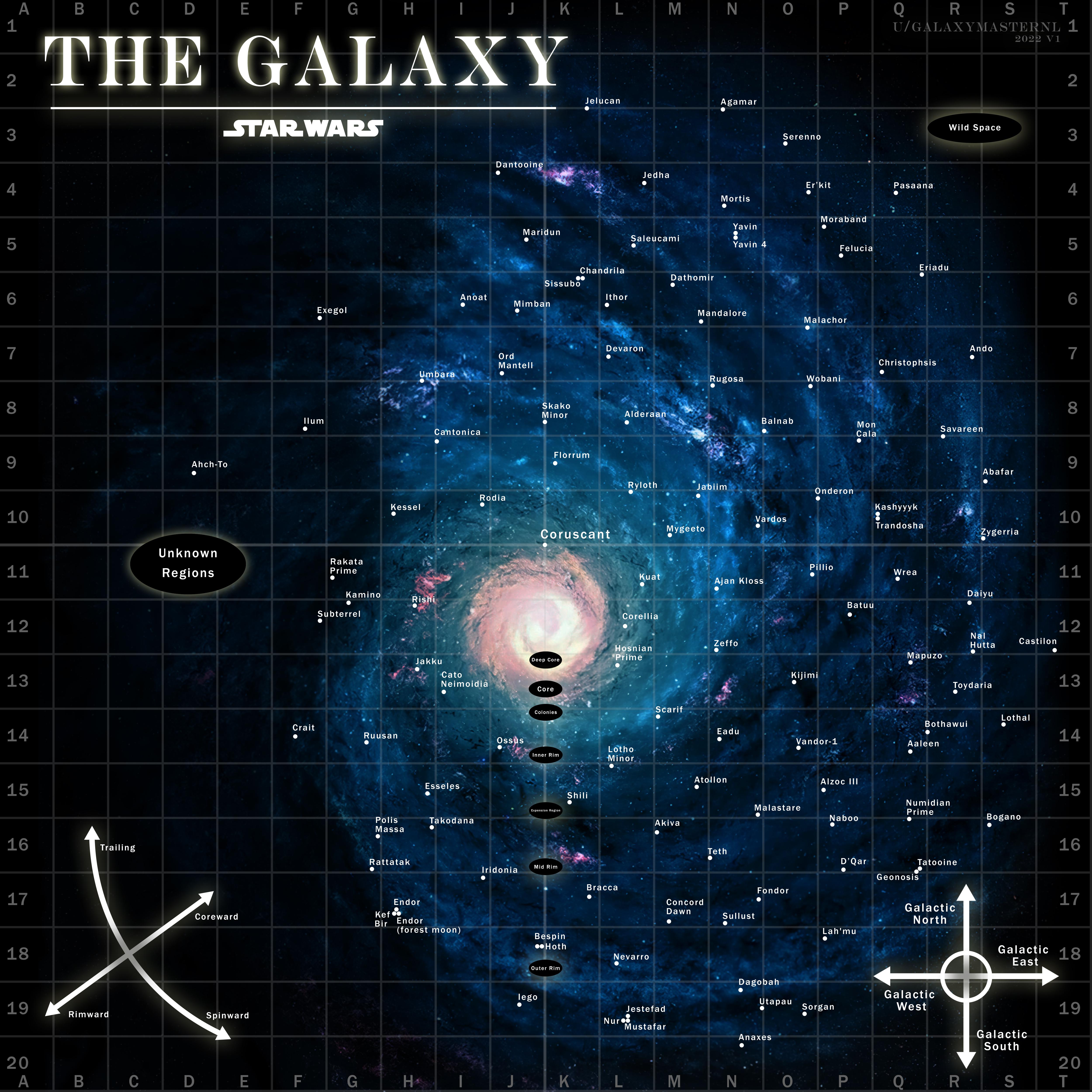 Star Wars Planet Map Google 