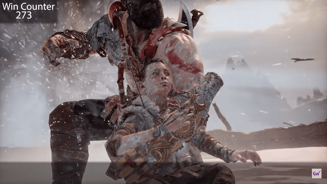 Cool detail I noticed is that Atreus's eyes glow when calling the serpent  in the final battle. Maybe a nod to his godly powers : rGodofWar