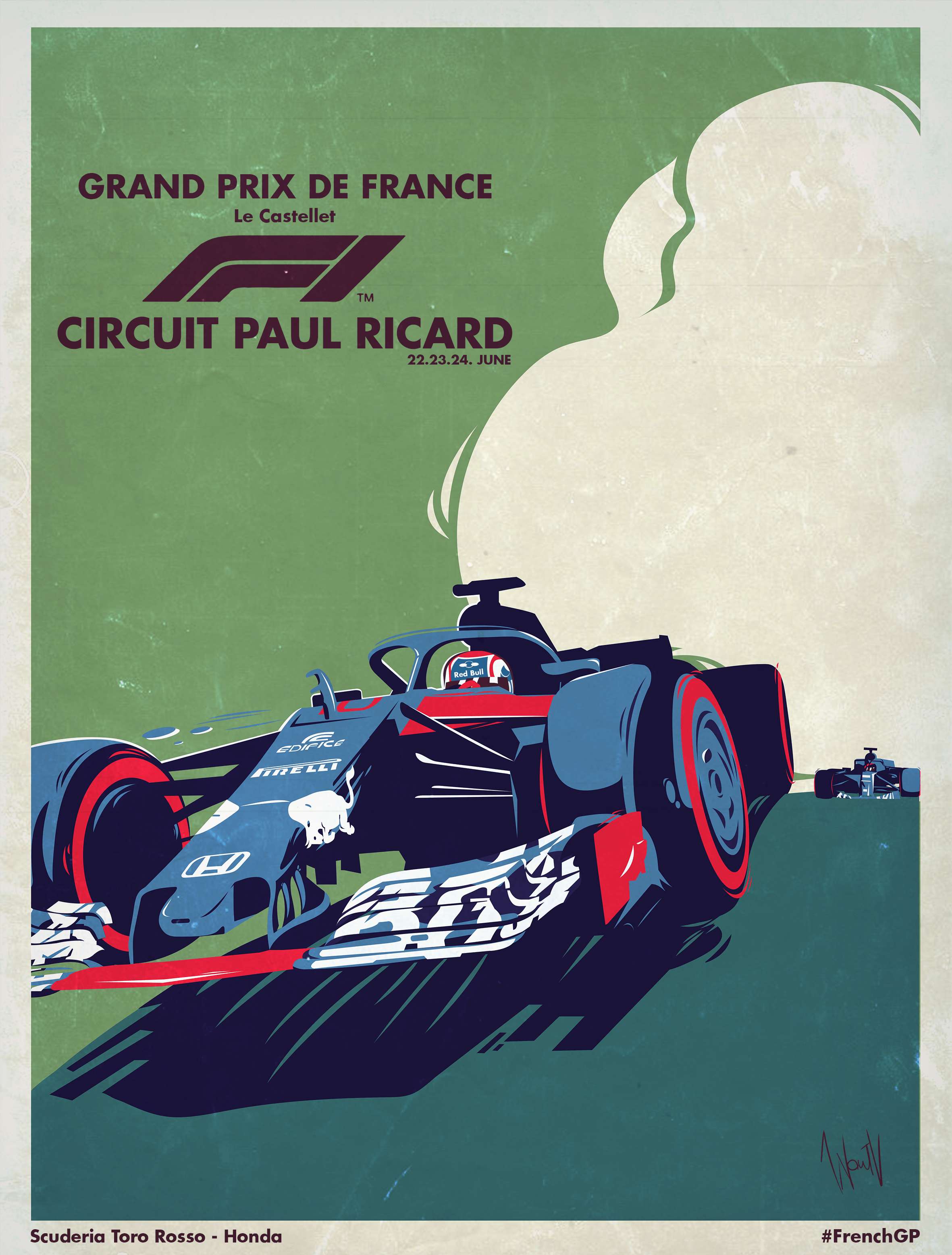 My 2018 French Gp Poster Formula1