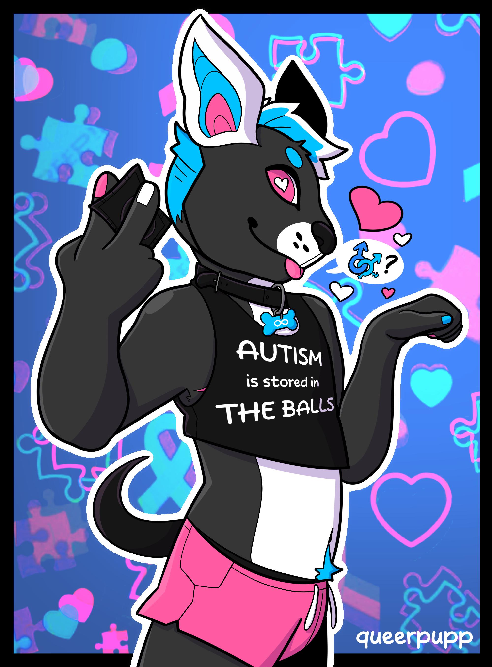 autism representation in porn except its OC art : rkinky_autism