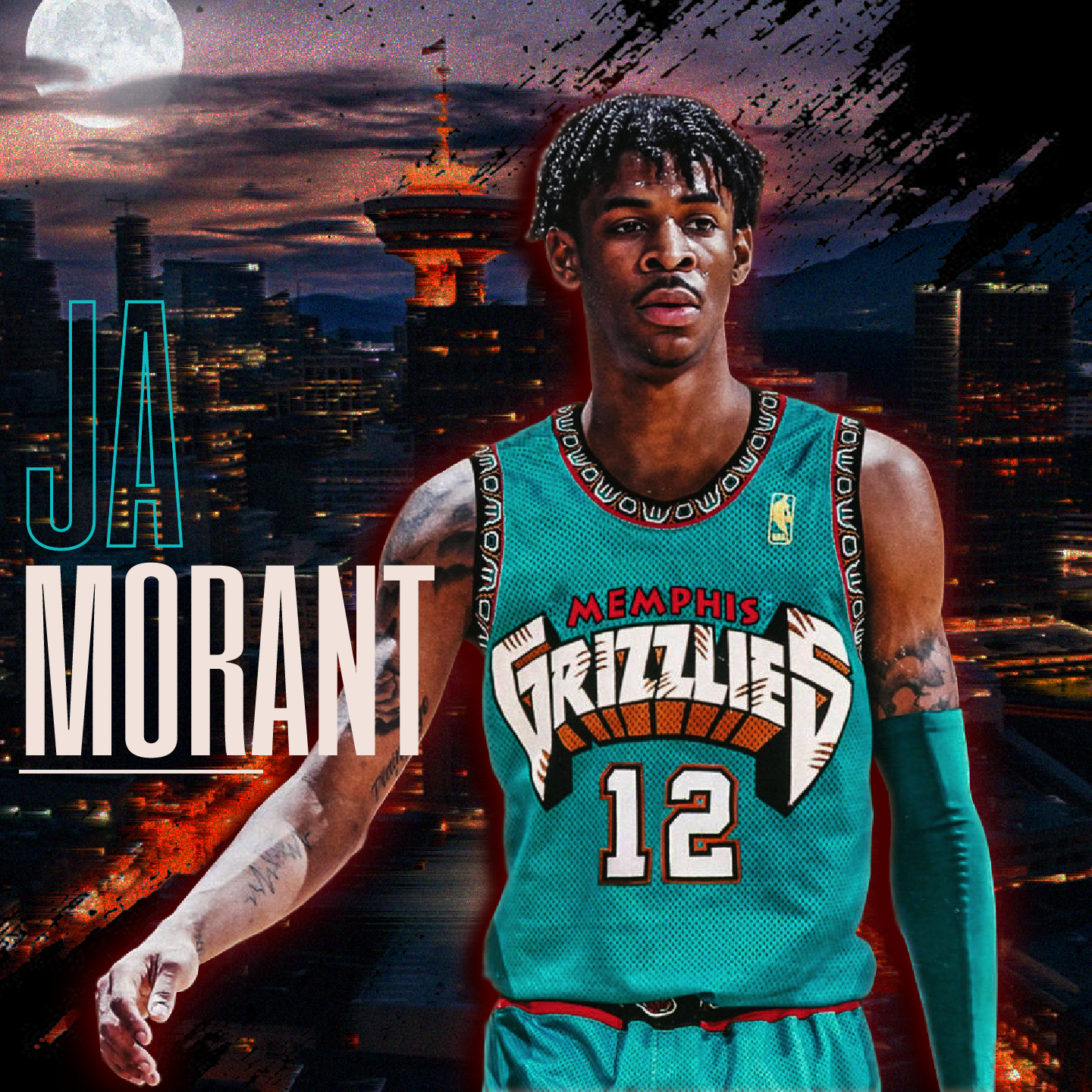 Ja Morant Jersey Cheap Online Memphis Grizzlies Wilson NBA Team Retro Basketball - Size 3.